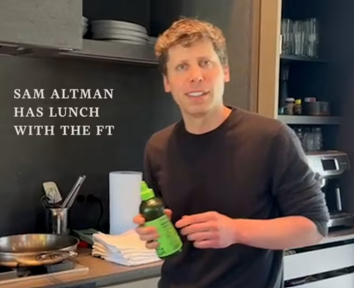 OpenAI founder Sam Altman cooks with Graza Extra Virgin Olive Oil